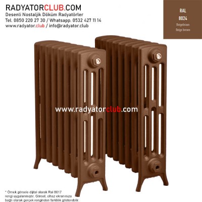 Kdr-4-95 Kolonlu Döküm Radyatör, Ral 8024 | Dilim 2 Kdr-4-95 Kolonlu Döküm Radyatör, Ral 8024 | Dilim 2